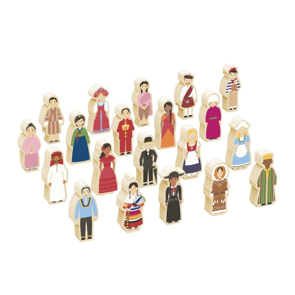 Amazon.com: Kaplan Early Learning Friends Around The World Wooden